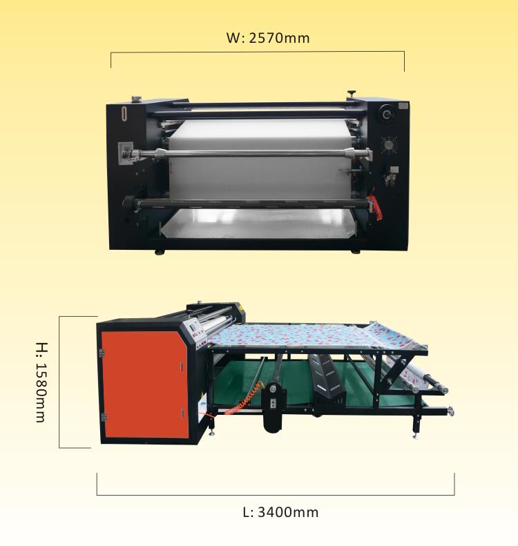 roller heat press machine