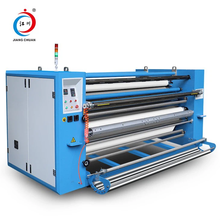 Large Size Drum Roll To Roll Calandra Sublimation Machine